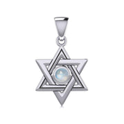 Star of David Pendant with Gem TPD4298