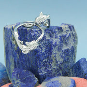 Marine Harmony Sterling Silver Whale Sharks Puzzle Ring by Peter Stone TRI2471