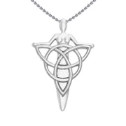 Danu Goddess Silver Pendant with Chain Set TSE738