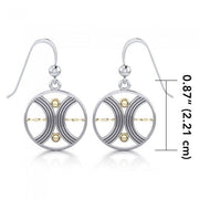 Balance Silver and Gold Earrings MER561
