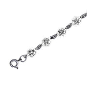 Silver Pentagram Pentacle Bracelet TBG017