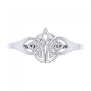 Believe in the Endless Possibilities ~ Celtic Knotwork Sterling Silver Jewelry Cuff Bracelet TBG398