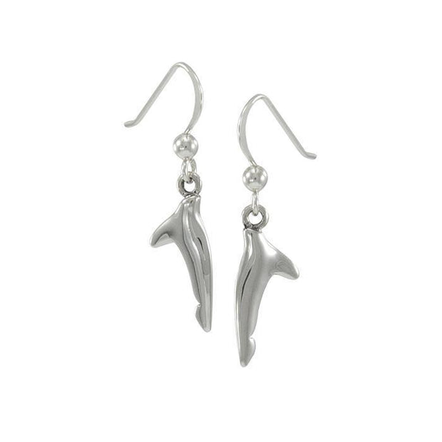 Thresher Shark Tail Sterling Silver Hook Earring TE2222