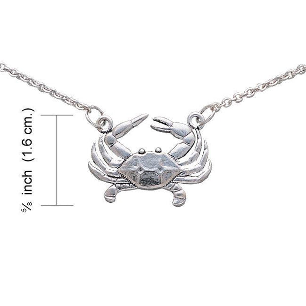 Silver Crab Necklace TN021