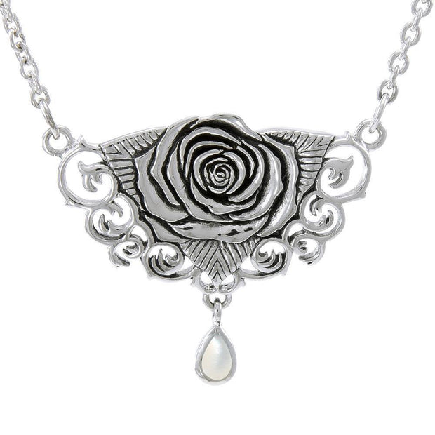 Brigid Ashwood Sacred Rose Silver Necklace TNC061
