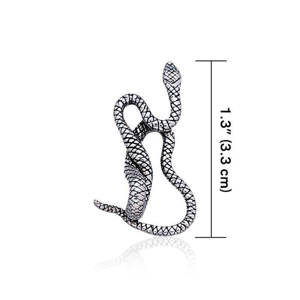 A wonderful shed and transformation ~ Sterling Silver Jewelry Snake Pendant TP1268