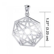 Protective Septacle Silver Pendant by Oberon Zell TPD1074