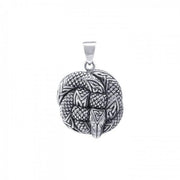 A reminiscent of Celtic knowledge and transformation ~ Sterling Silver Jewelry Snake Pendant TPD1107