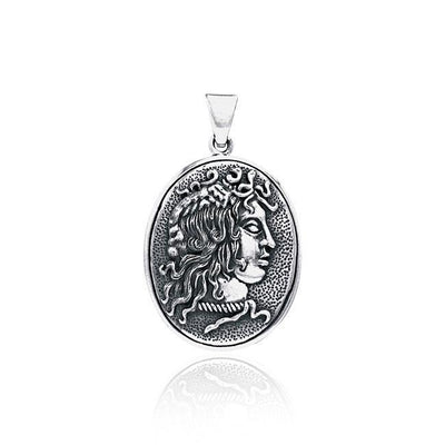 Medusa Silver Amulet Pendant TPD2857