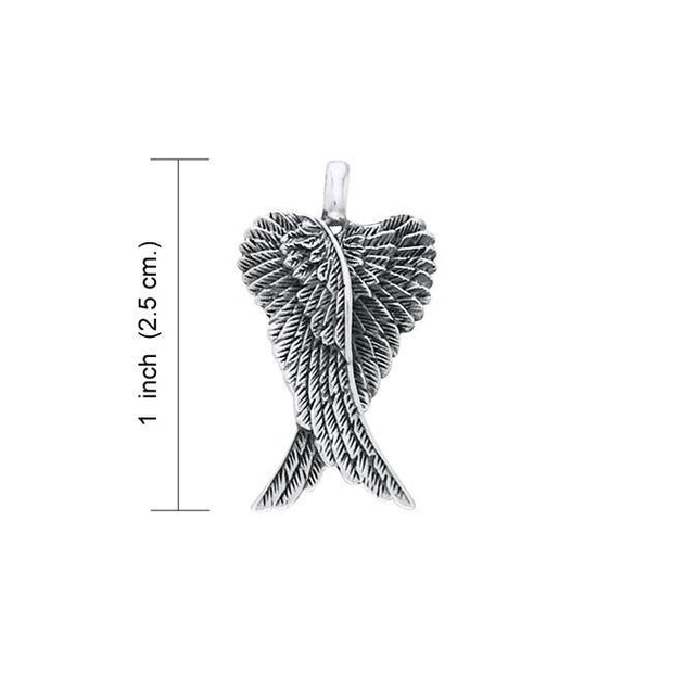 Angel Wings Silver Pendant TPD2934