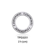 Serendipity Silver Ring Pendant TPD3251