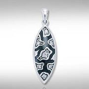 Safari Silver Pendant with Gemstone and Enamel TPD3411