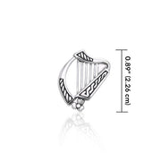 Celtic Knotwork Harp Pendant TPD3539
