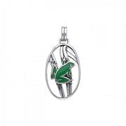 Sterling Silver Frog Pendant by Ted Andrews TPD368