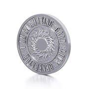 Wonderful I am an Amazing Good Luck Generator Silver Large Empower Coin TPD3733
