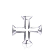 Greek Cross Silver Pendant TPD406