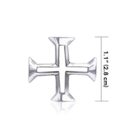 Greek Cross Silver Pendant TPD406