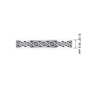 Celtic Knotwork Sterling Silver Ring TR039