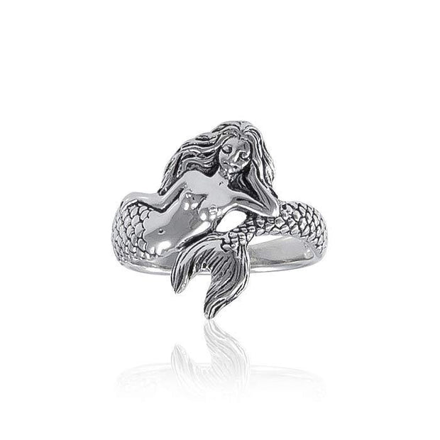 Mermaid Sterling Silver Ring TR3356