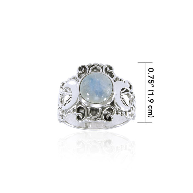 Blue Moon Silver Ring TR3785