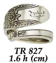 Silver Spoon Ring TR827