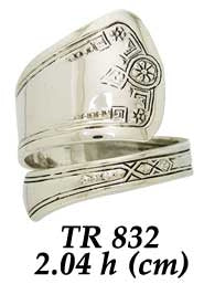 Silver Spoon Ring TR832