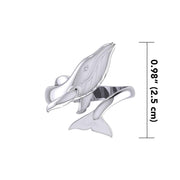 Blue Whale Sterling Silver Ring TRI1927