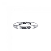 AMICUS FRIEND Sterling Silver Ring TRI611