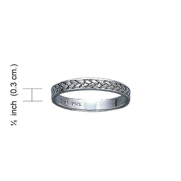 Braided Silver Ring MG163