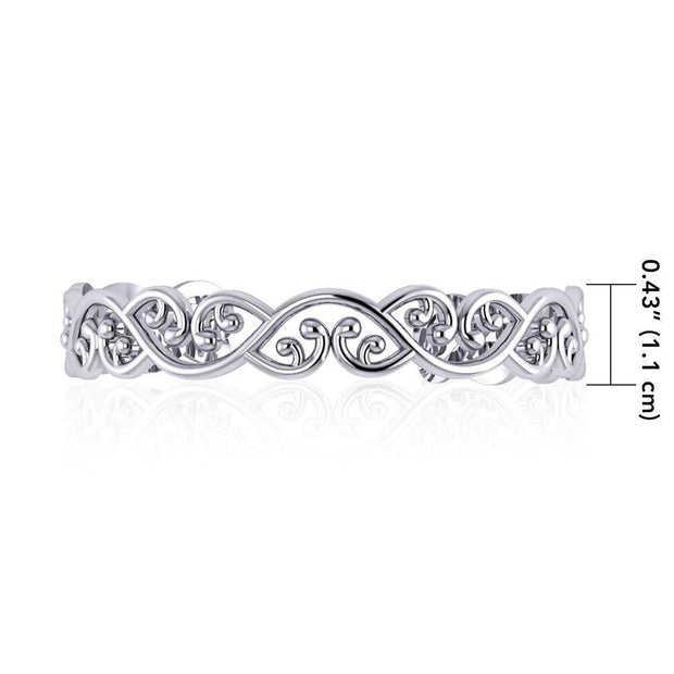 Celtic Maori Silver Bracelet TBA045