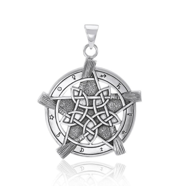 【12月スーパーSALE 15%OFF】 Universe Broom TP3471 Pendant Silver pentacle with シルバー
