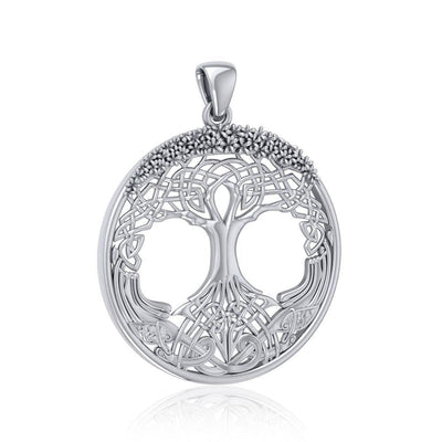The Tree of Life, Beyond astounding ~ Sterling Silver Jewelry Pendant TPD3544