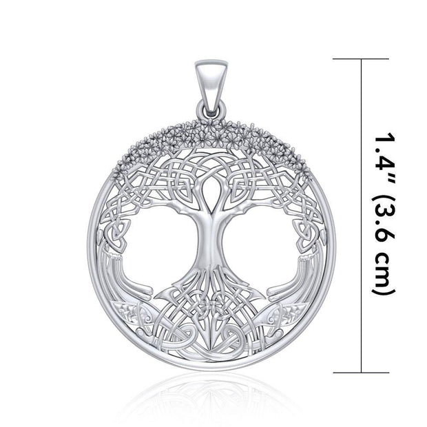 The Tree of Life, Beyond astounding ~ Sterling Silver Jewelry Pendant TPD3544