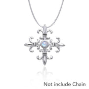 Exquisite symbolism in Croix La Me ’re~ Sterling Silver Jewelry Pendant TPD355