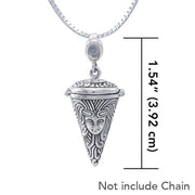 Goddess Pendulum Spell Sterling Silver Pendant TPD4730