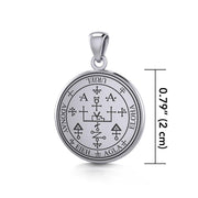 Sigil of the Archangel Uriel Small Sterling Silver Pendant TPD4785
