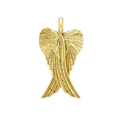 The Angel Wings 14K Yellow Gold Pendant