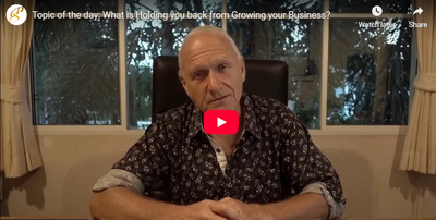 Topic of the day: What is Holding you back from Growing your Business?