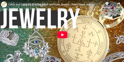 Celtic and Symbolic Sterling Silver and Gold Jewelry