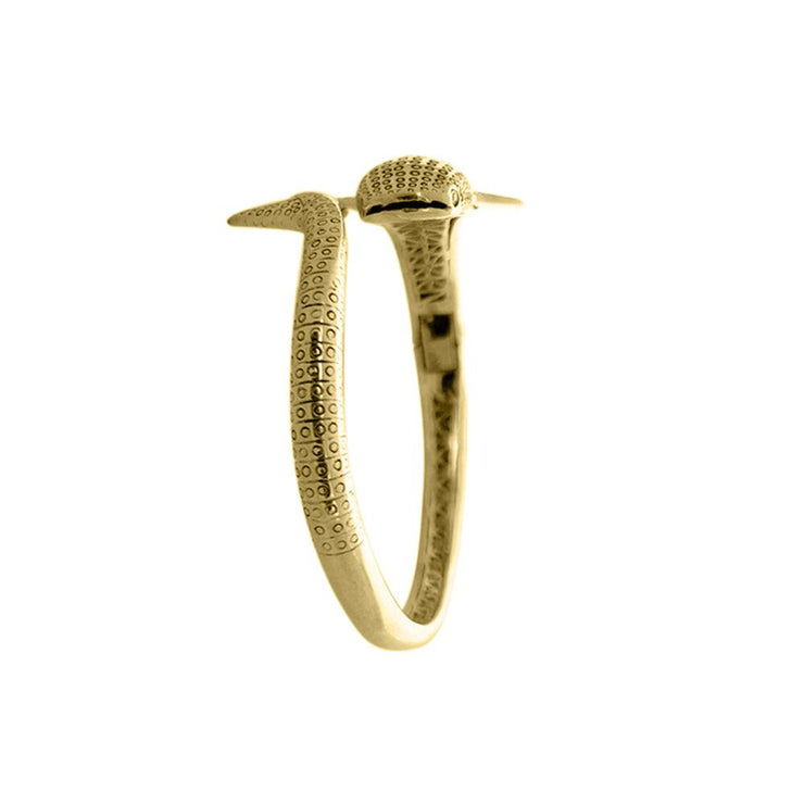 Whale Shark Solid Yellow Gold Cuff Bracelet GBA188