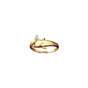 Dolphin Wrap Solid Gold Ring GMG089