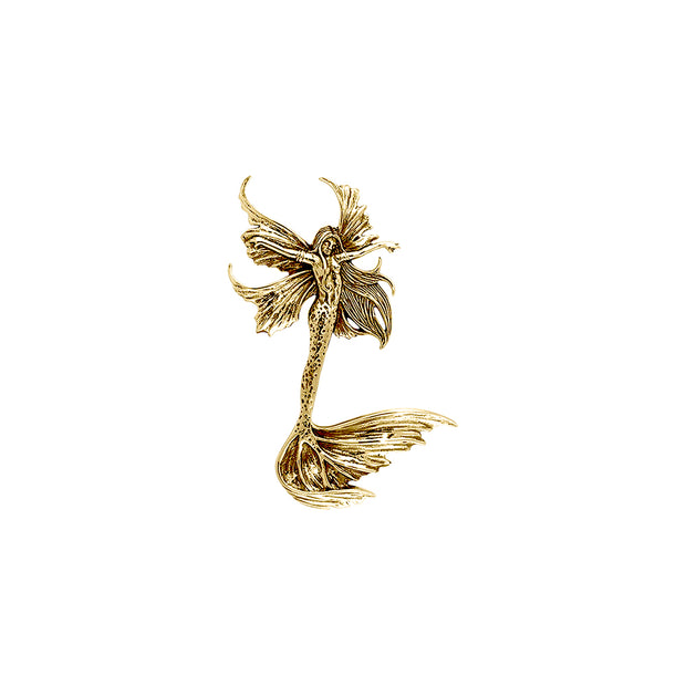 Amy Brown Sea Sprite Fairy ~ Solid Gold Pendant GPD136