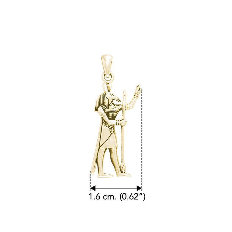 Set Egyptian God Solid Yellow Gold Pendant GPD2847