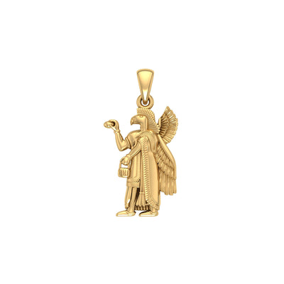 Nisroch Egyptian Solid Gold Pendant GPD2849