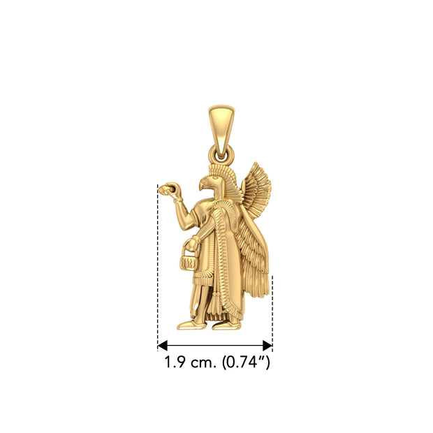 Nisroch Egyptian Solid Gold Pendant GPD2849