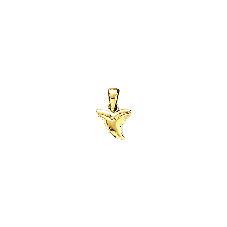 Small Shark Tooth Solid Gold Pendant GPD3784