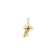 Jellyfish Solid Gold Pendant GPD5412