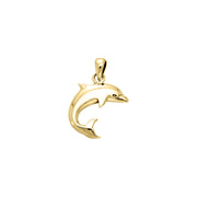 Dolphin Solid Gold Pendant GPD831