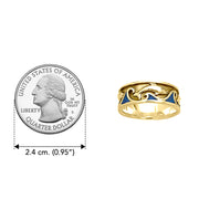 The layful Dolphin Solid Gold Ring GRI042