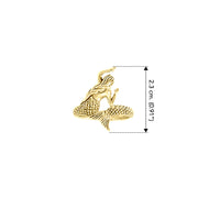 Mermaid Wrap Solid Gold Ring GRI1327